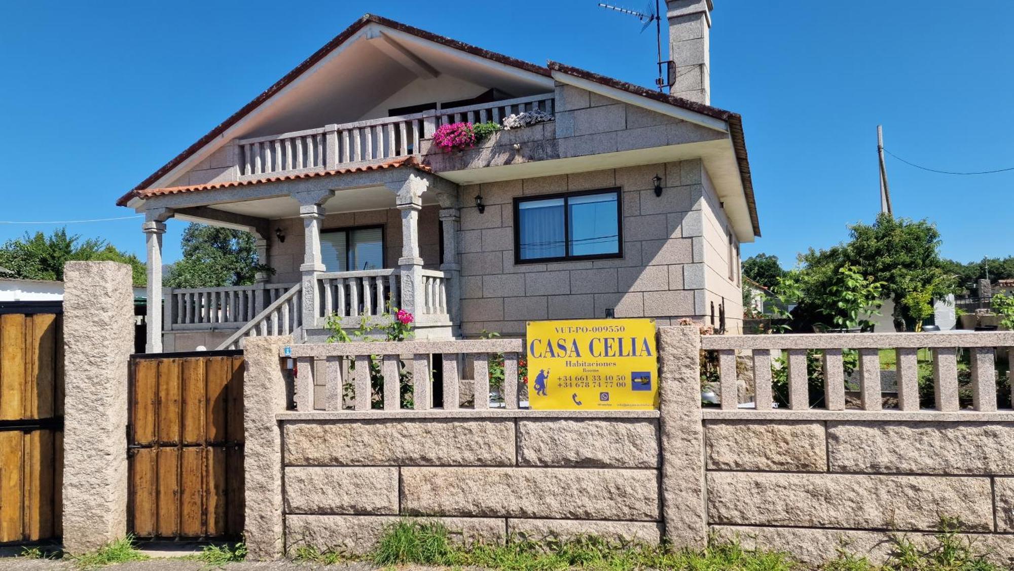 Апартаменты Casa Celia Camino Portugues Туй Экстерьер фото